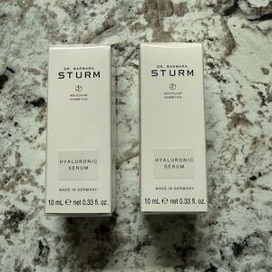 2x Dr. Barbara Sturm Hyaluronic Serum 10ml New in Box (Travel Size) – $220 Value